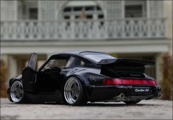 1:18 PORSCHE 911 964 Turbo Coupe 3.6 1993 Car "BadBoys1"